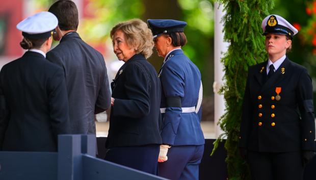 La Reina Sofía en el funeral de Estado del Rey Harald V