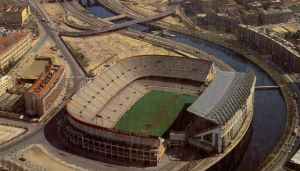 Estadio Vicente Calderón en 1979