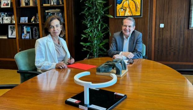 Los socialistas Dolores Galovart y Abel Caballero