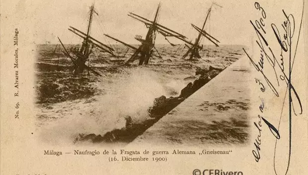 La célebre fotografía del naufragio