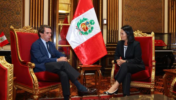 Keiko Fujimori y José María Aznar