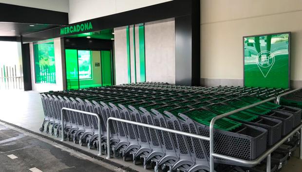 Imagen tomada en un supermercado de Mercadona