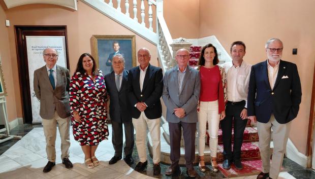 Salvador Zaragoza, Regina Monsalve, Mario Mariner, Rafael Aznar, Cristóbal Aguado, Nuria Calero, Paco Alós y José Francisco Ballester-Olmos