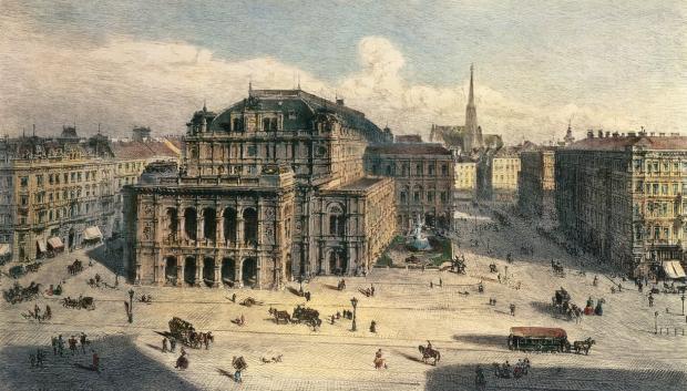 Ópera Estatal de Viena, c. 1869