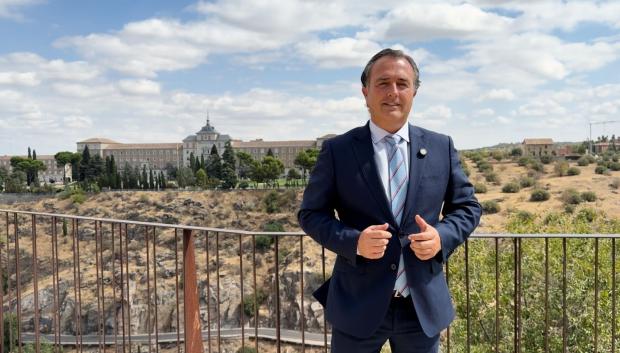 El presidente del Grupo Parlamentario Vox en las Cortes de Castilla-La Mancha, David Moreno
