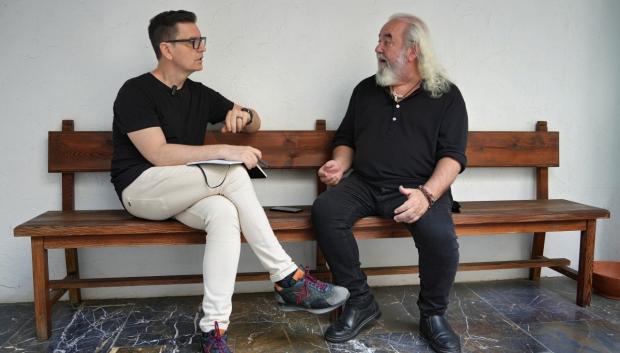 Randy López, durante la entrevista
