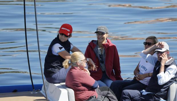 La Infanta Elena durante la segunda jornada de la XI Regata Rey Juan Carlos