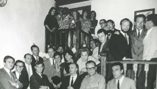 Grupo El Paso en la inauguración del Museo de las Casas Colgadas