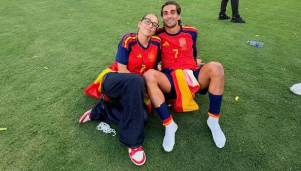 Ferrán y Arantxa, tras ganar España el Mundial
