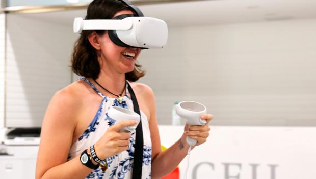 Una de las actividades de la Noche Europea de los Investigadores en el CEU San Pablo