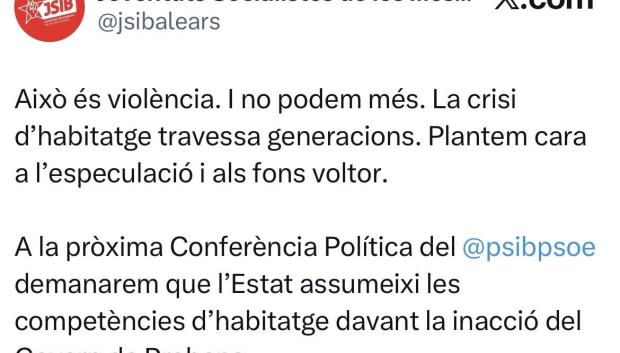 Tuit Juventudes Sociales de Baleares