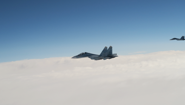 Aviones de combate rusos Su-30 ("Flanker-H")