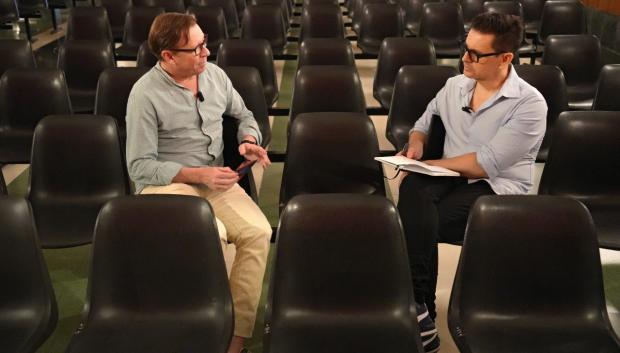 Paco Santofimia, durante la entrevista