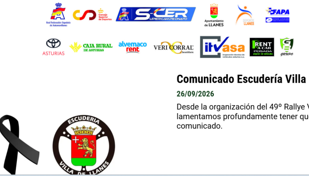 La web oficial de la prueba