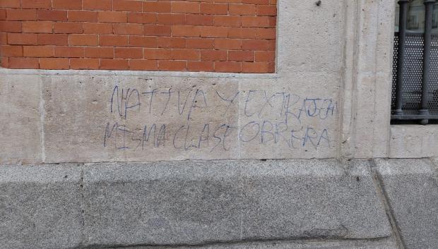 Pintada en la Real Casa de Correos