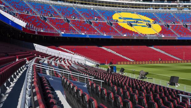 El Camp Nou, en una imagen reciente