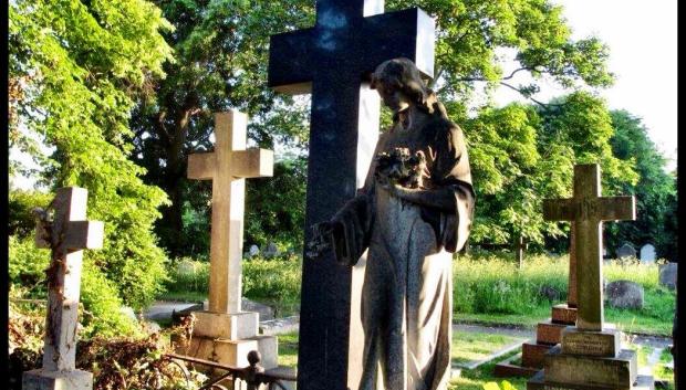 Imagen de un cementerio