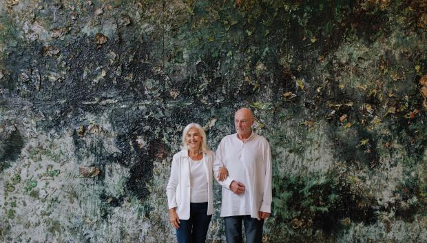 Imagen de la visita del artista alemán a Valencia