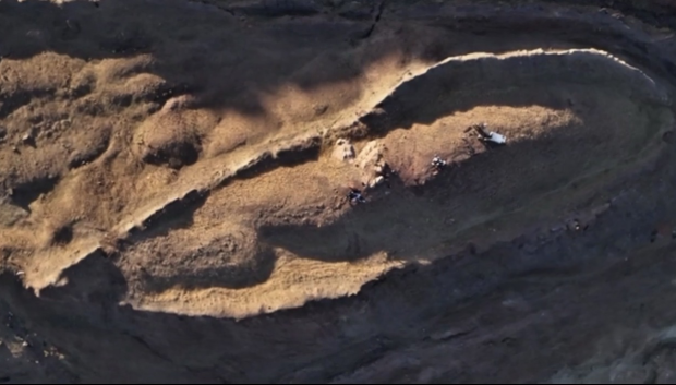 Imágenes de perforación realizadas con drones