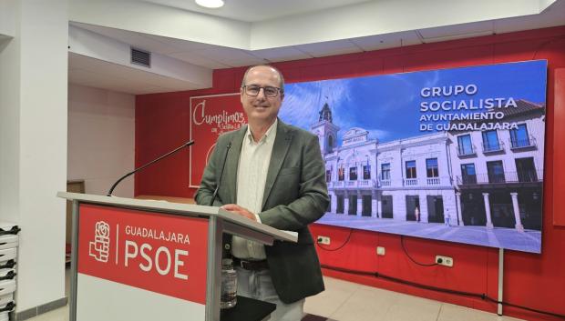 El concejal del PSOE en el Ayuntamiento de Guadalajara Alberto Rojo
