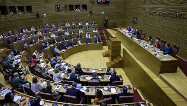 Imagen del Debate de Política General celebrado en las Cortes Valencianas