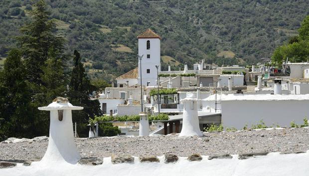 Las chimeneas son parte de la arquitectura singular del pueblo