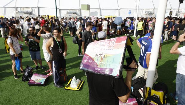 Ambiente que se vive este sábado en la segunda edición de la San Diego Comic-Con Málaga, en el Palacio de Ferias y Congresos de Málaga