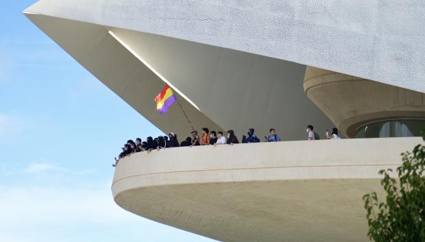 Imagen del asalto al Palau de les Arts de Valencia