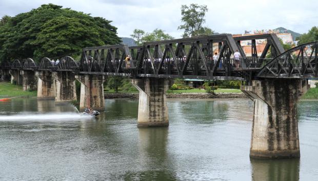 El puente del río Kwai en 2011