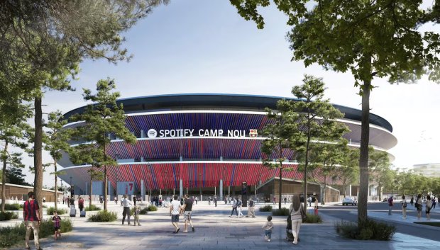 Recreación de como quedará el Camp Nou tras las obras