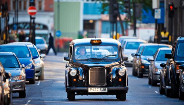 Taxi típico de Londres