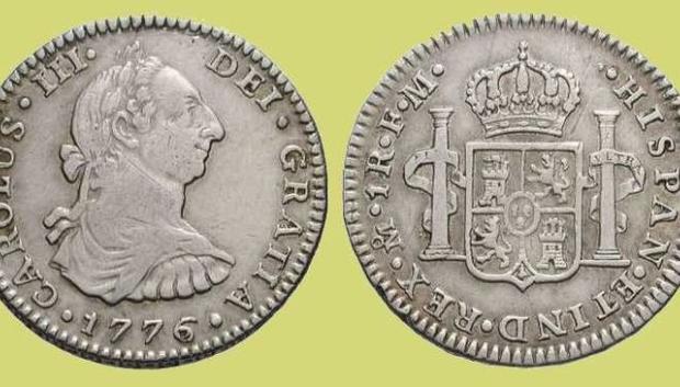 Un real de plata del Rey Carlos III