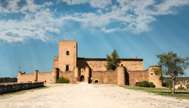 El castillo de Pedraza por fuera