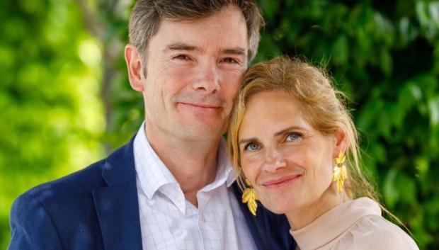 Paloma y su marido Guillermo, que se casaron hace 27 años