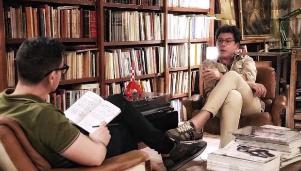 Álvaro García de Luján, durante la entrevista