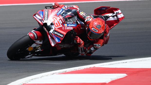 Marc Márquez, durante el Gran Premio de Indonesia