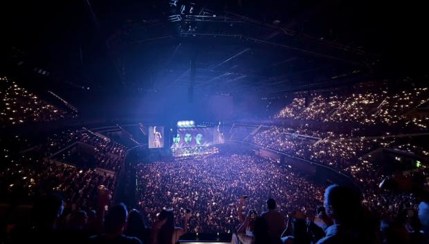 Imagen del concierto celebrado este domingo en el Roig Arena
