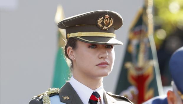 La Princesa Leonor con el uniforme militar