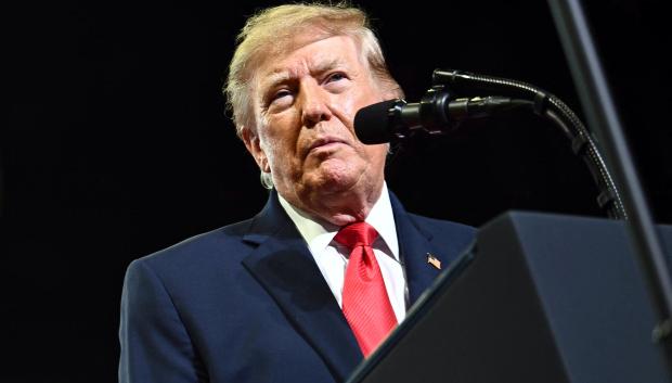 Donald Trump, presidente de los Estados Unidos, en un acto de campaña en Ohio, EE.UU.