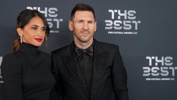 Leo Messi y su mujer, Antonella Roccuzzo en los PremiosThe Best