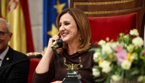 Imagen de la alcaldesa de Valencia tomada durante la Telefonada