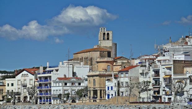 Imagen de la Iglesia de Sant Jaume en Sant Pol de Mar.