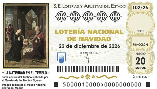 Décimo Lotería de Navidad 2026