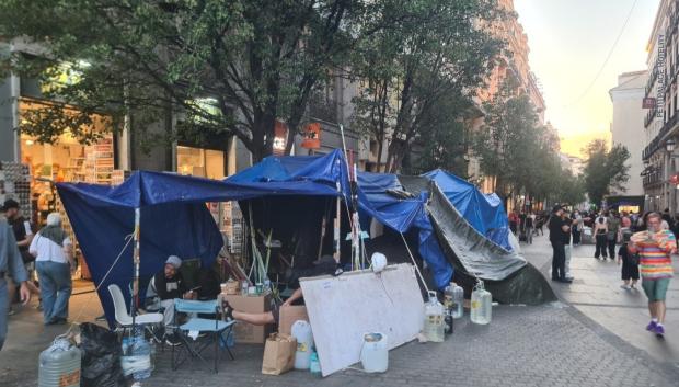 La calle Arenal también sufre los asentamientos