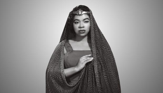 Martina Arroyo en el papel principal de la ópera Aida de Giuseppe Verdi.