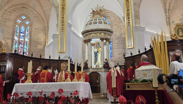 Un momento de la ceremonia de beatificación de los 20 mártires de Ibiza.