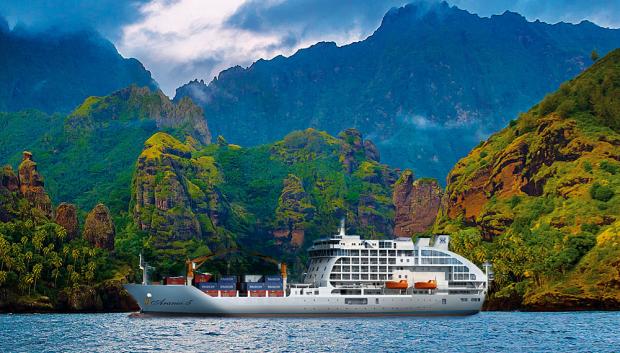 El itinerario habitual del barco a las Marquesas dura doce días y once noches