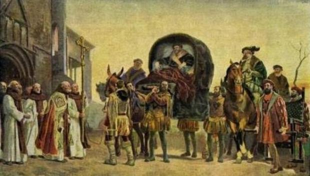 Llegada de Carlos V a Jarandilla, la última etapa de su viaje hasta el monasterio de Yust