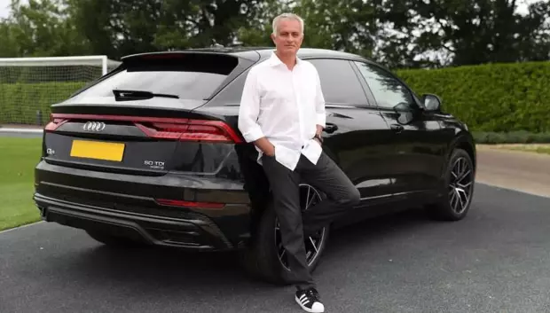 Mourinho durante su etapa como embajador de Audi