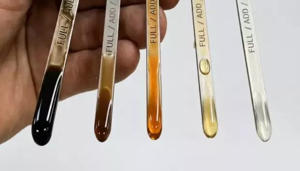 El color del aceite es sumamente importante para valorar su estado